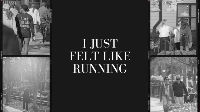 I Just Felt Like&nbsp;Running